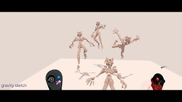 Aliens VR sculpt - Gravity Sketch + Blender