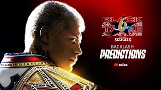 WWE Backlash Predictions (Will the show be boring?)