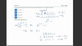 GATE 2004|ECE PYQ|DIGITAL ELECTRONICS|NUMBER SYSTEM|STEP- BY-STEP-SOLUTION|10