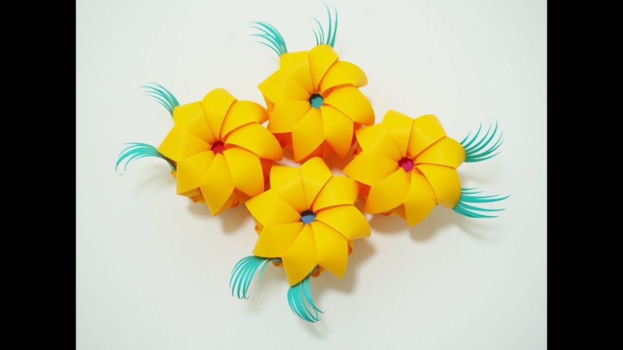 สอนพับเหรียญโปรยทาน ดอกพริมโรส (Primrose) ริบบิ้นตราTWเนื้อด้าน