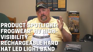 Product Spotlight: Frogwear HV HighVisibility Rechargeable Hard Hat LED Light Band