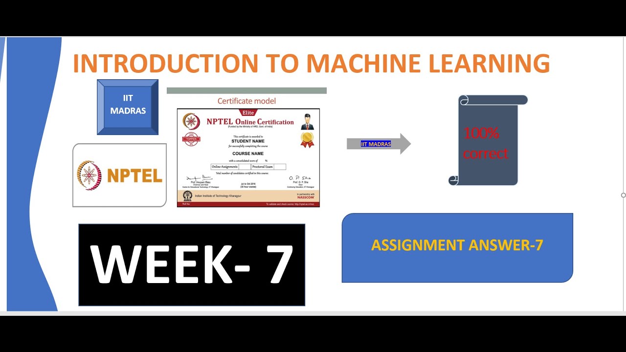 nptel introduction to machine learning assignment answers week 7