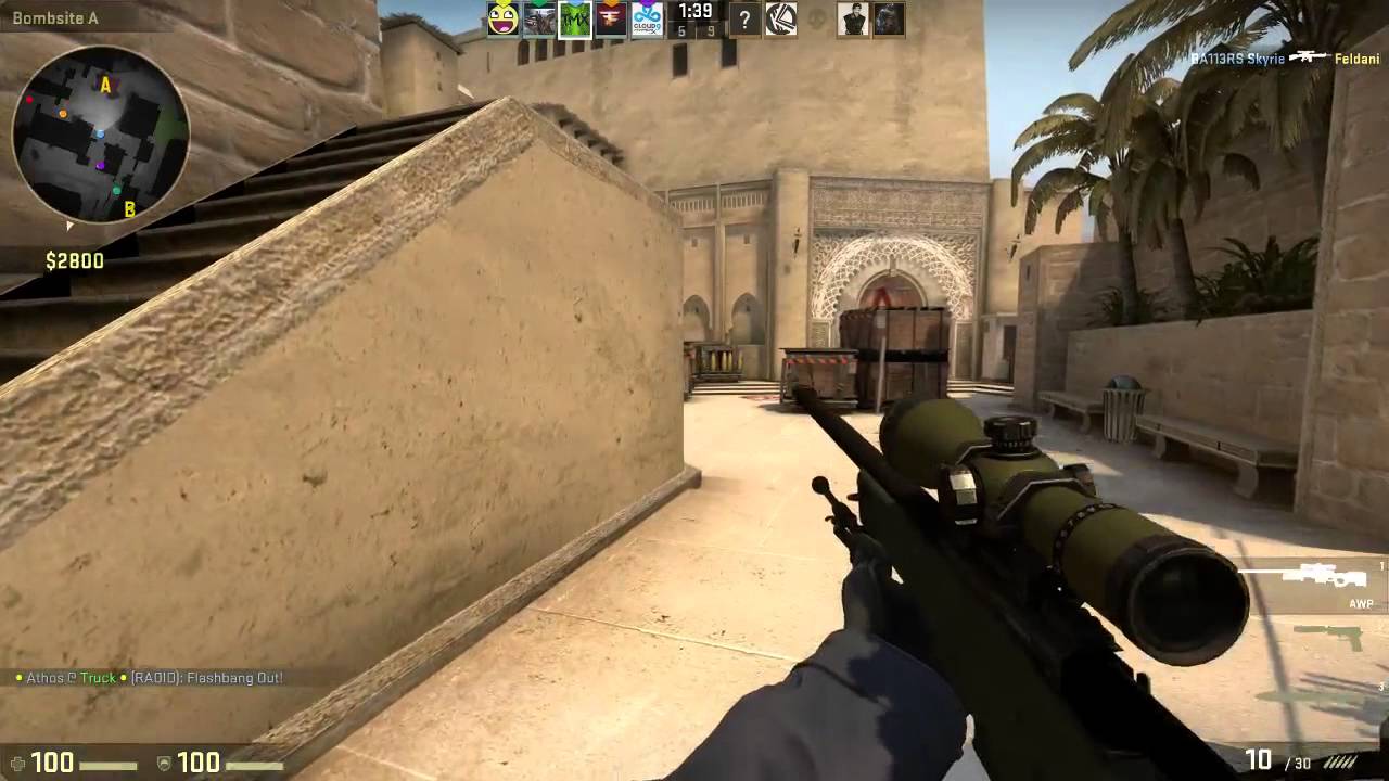 CSGO: Competitive! AWP Quick-Scope! - YouTube