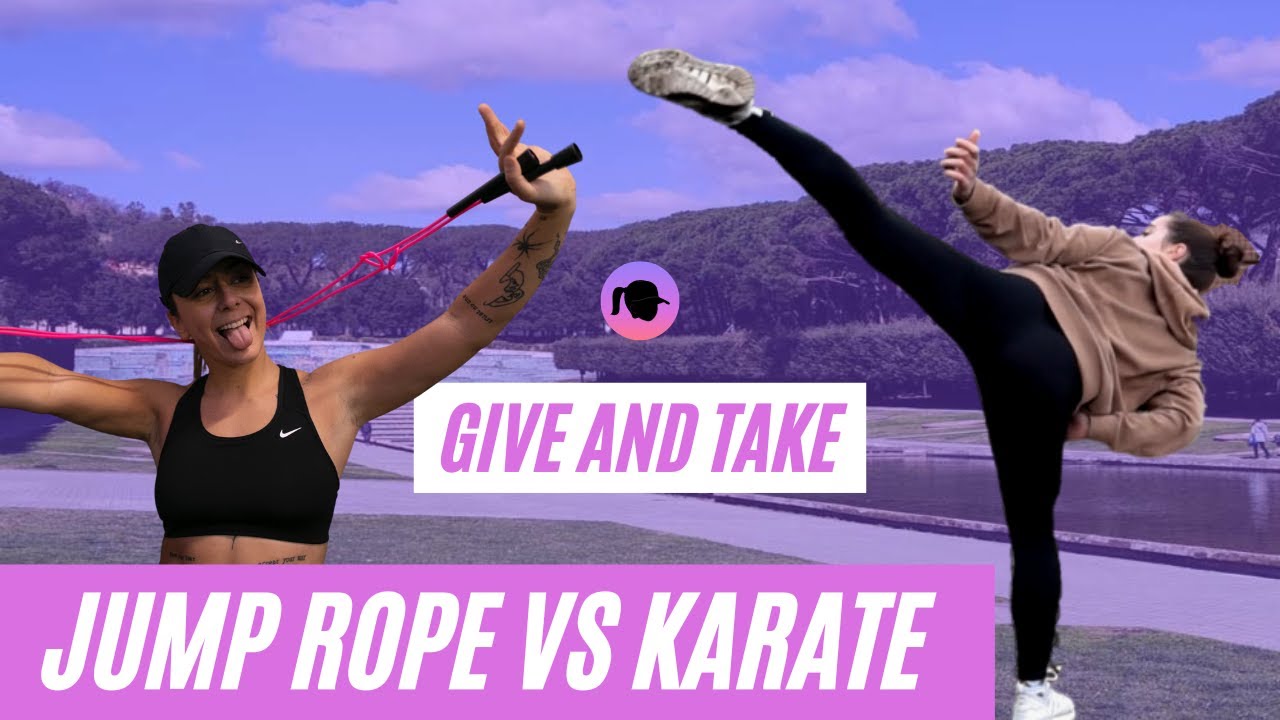 JUMP ROPE vs KARATE | Give and Take #jumprope #karate - YouTube