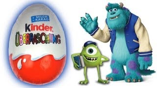 Monsters University Kinder Surprise Unboxing - Cool Toys