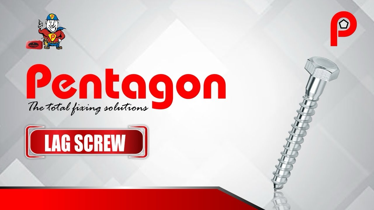 PENTAGON LAG SCREW (HEX HEAD COACH SCREW)