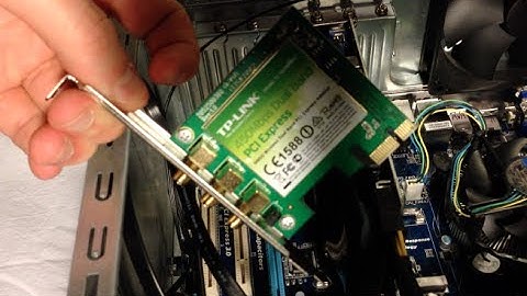 Installing a Wireless Adapter: TP-LINK N900 Wireless Adapter