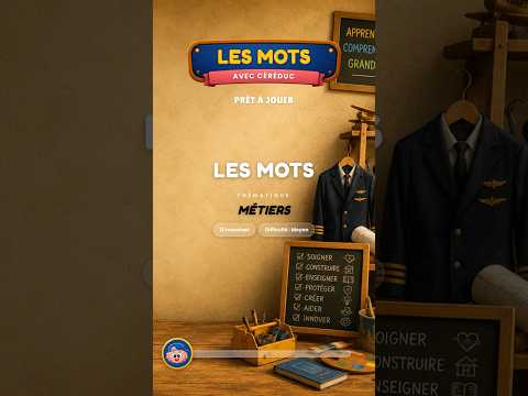 Quiz culture — Trouve le mot : Métiers · 12 manches (moyen) #quizz
