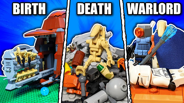 I Built The Life Of A Battle Droid In LEGO!