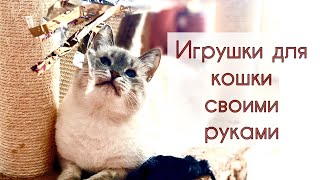 Делаем игрушки для кошки своими руками🐈