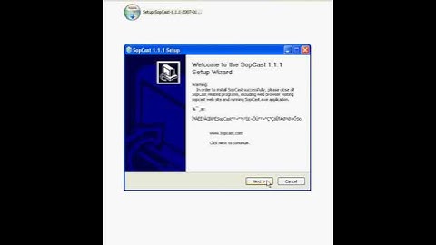P2Psoccer : tutorial sopcast