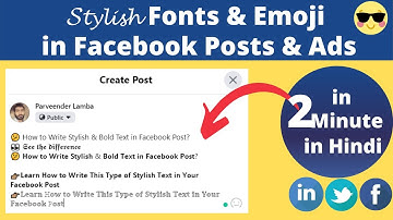 How to Write Stylish and Bold Text in Facebook Posts & Ads | My Blog Mantra