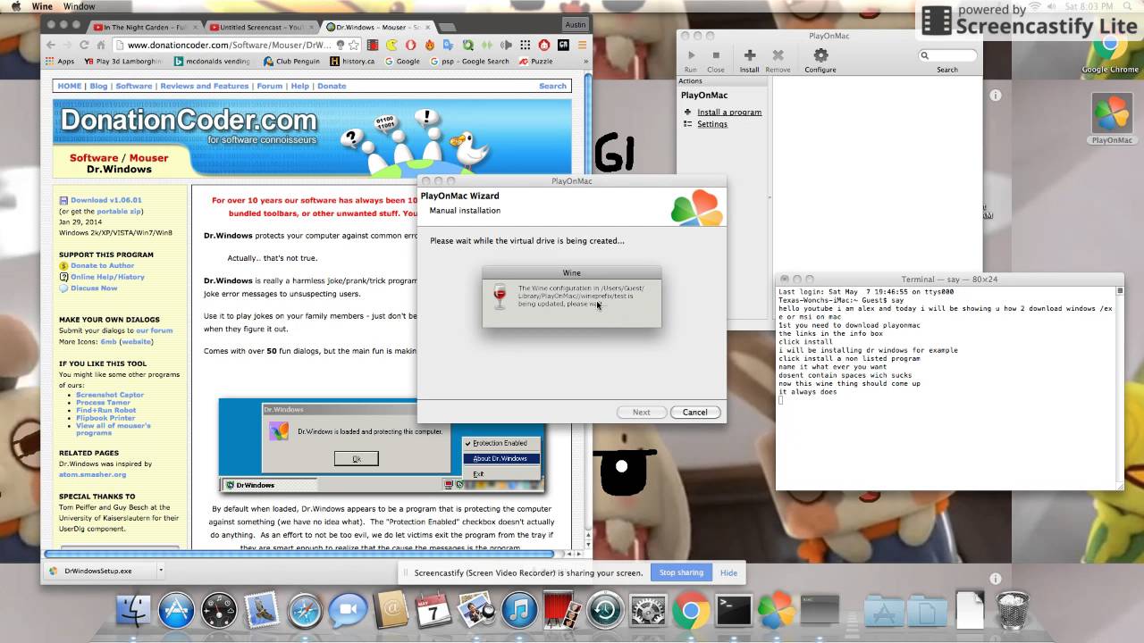 how to open exe files on mac