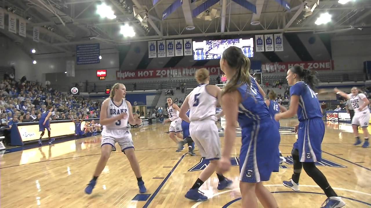 Drake Women's Basketball vs Creighton Highlights - November 24, 2015