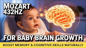 Mozart 432Hz for Baby Brain Growth | Boost Memory & Cognitive Skills Naturally