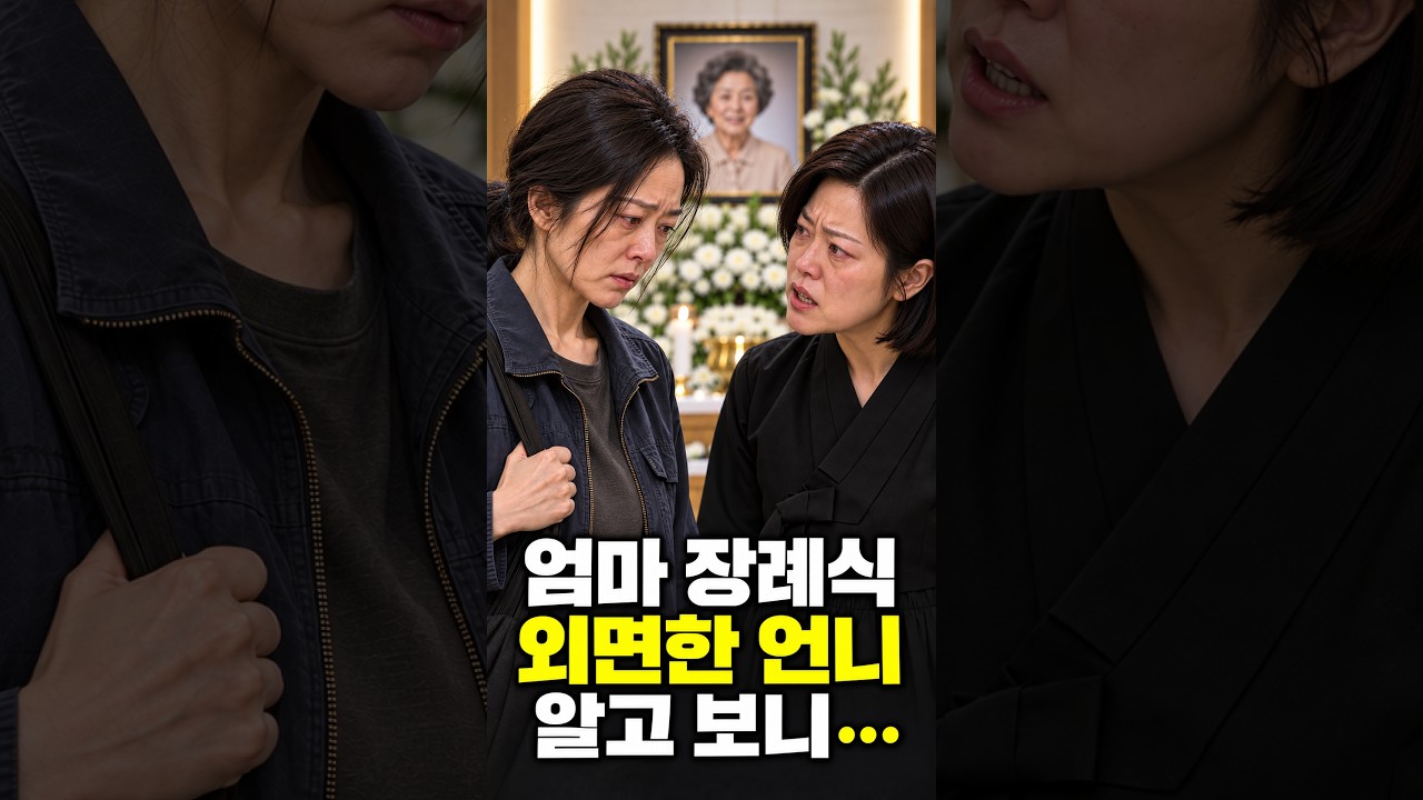 엄마 장례식에 나몰라라하고 늦게 온 언니의 충격 이유 #반전 #숏드라마 #시니어드라마
