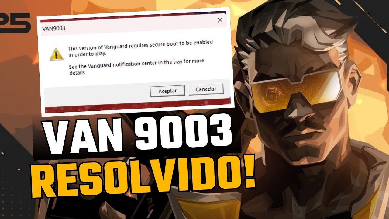 Como Resolver o erro VAN 9003 no VALORANT 2025 - YouTube
