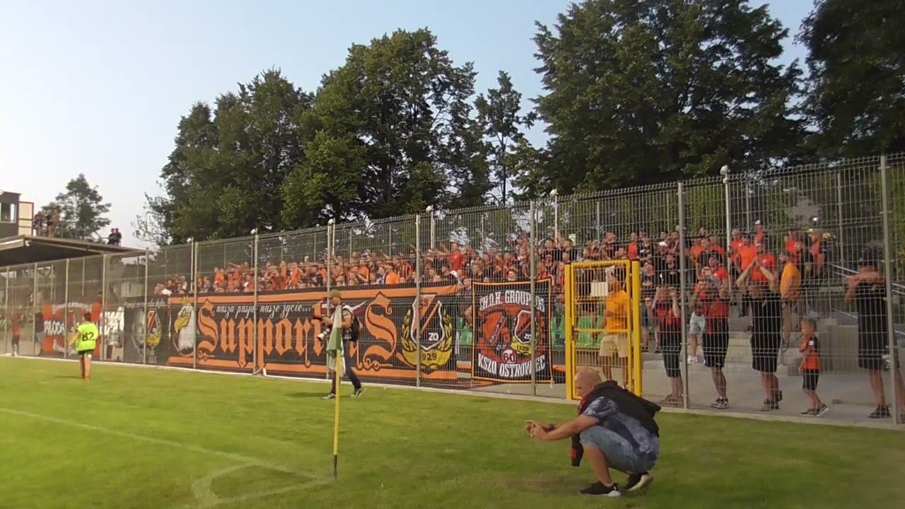 Wisłoka vs KSZO l Doping Kibiców + oprawa  08.2025