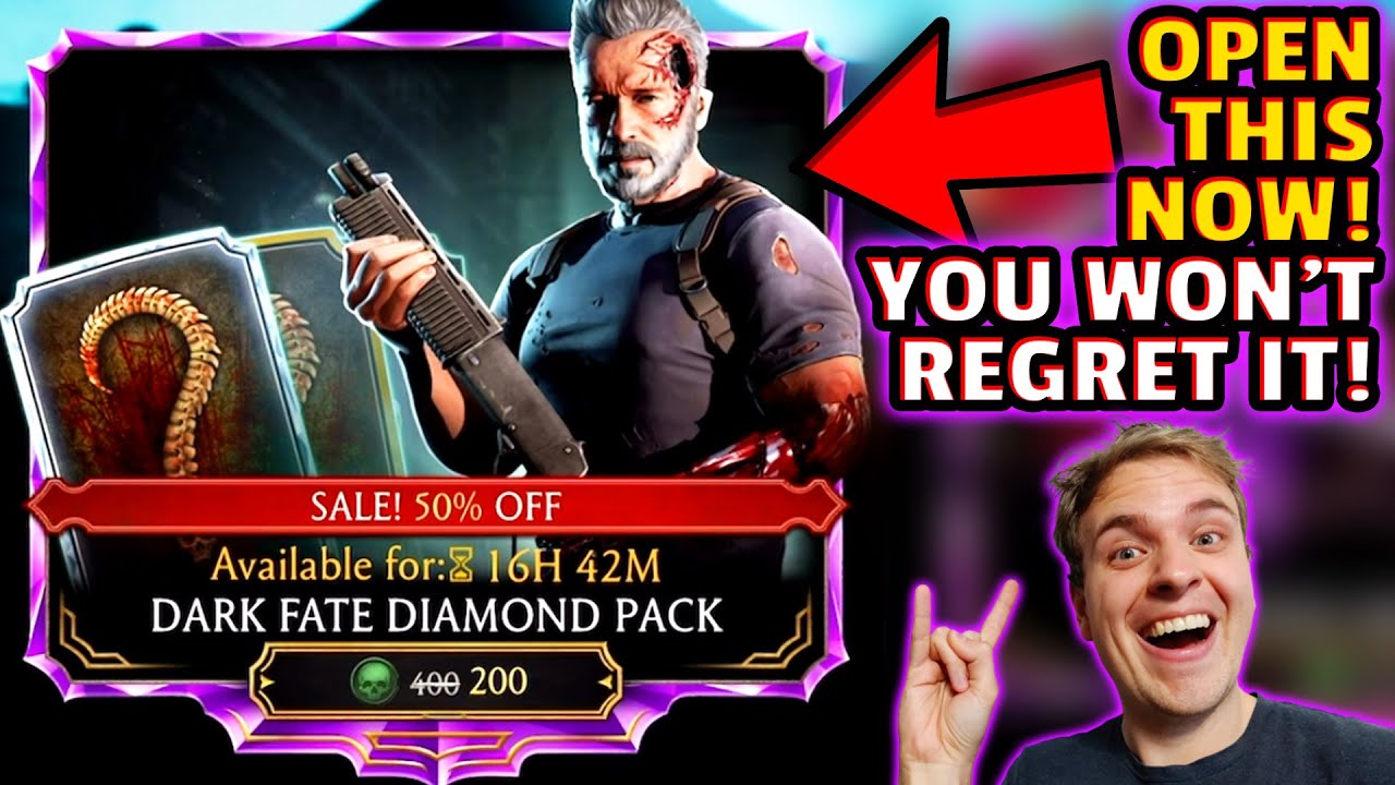 MK Mobile. Я убедил зрителя открыть Dark Fate Diamond Pack. Это была ошибка?