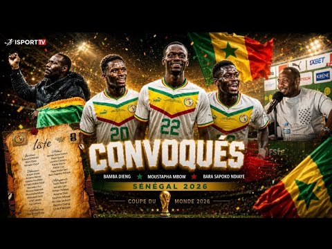 Officiel! Pape Thiaw convoque 28 joueurs! Sapoko Ndiaye et Mbow les surprises, Malang Sarr zappé!