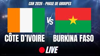 🔴🇨🇮COTE D'IVOIRE - BURKINA FASO🇧🇫 / LIVE⚽/ CAN - WAFCON 2026🏆#wafcon #live #match #womensfootball