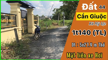 Đất Mặt Tiền Cần Giuộc Xã Mỹ Lộc | Đường Xe Hơi,Giá 1t140tr | Út Dừa#44
