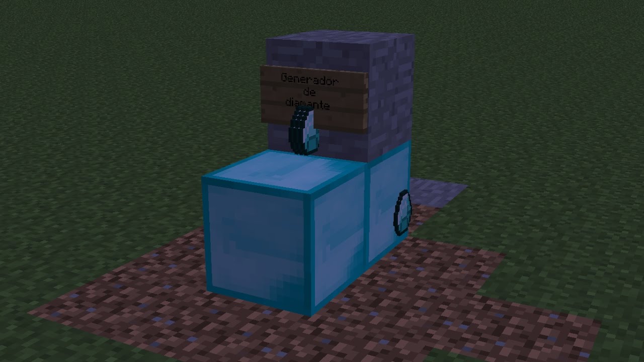 Como hacer un generador de diamante igual a los de EggWars (ESTÉTICA