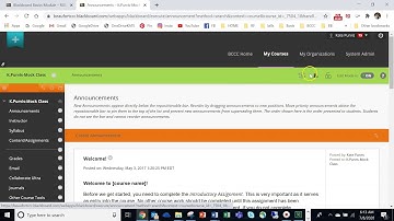 Blackboard-Modifying Course Theme