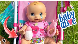 Baby Alive Doll Has A Big Accident At The Park