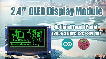 2.4 inch Green Arduino,Raspberry Pi OLED Display Module 128x64 SPI I2C