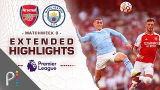 Arsenal v. Manchester City | PREMIER LEAGUE HIGHLIGHTS | 10/8/2023 | NBC Sports
