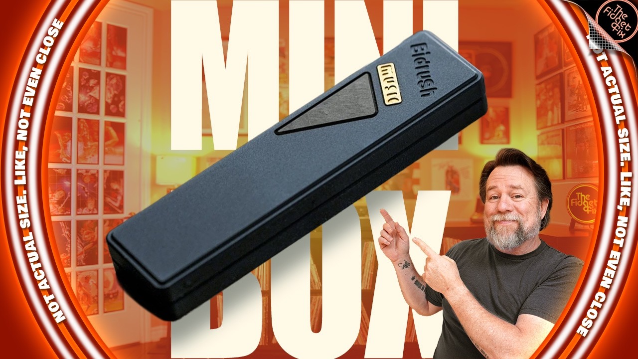 The MINI BOX is a great wafer fidget as long as you play with it
