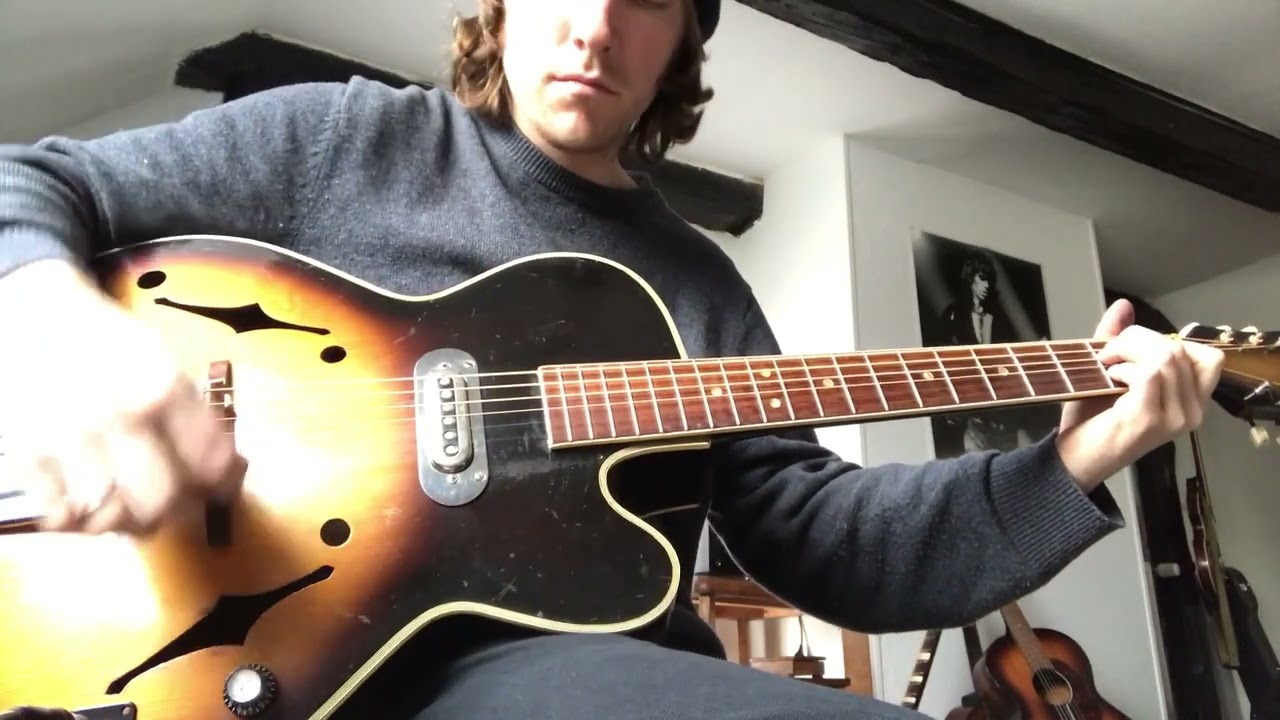 Suzuki P-15 archtop Japan 50s - YouTube