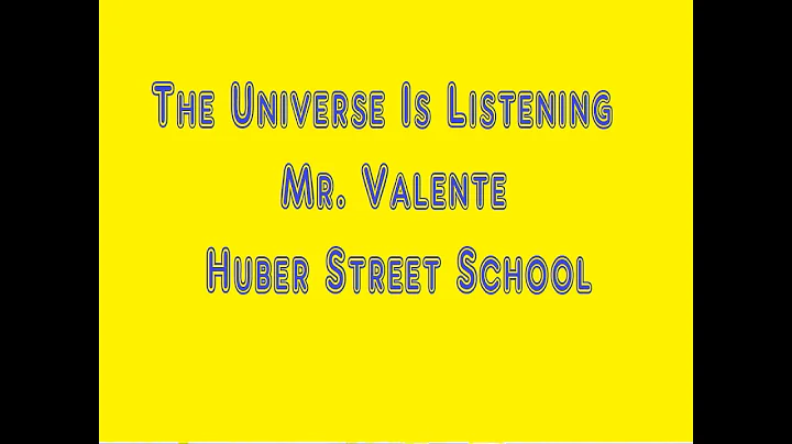 Virtual Library: The Universe Is Listening Written...
