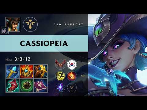Cassiopeia Support vs Bard - KR Grandmaster Patch 26.13