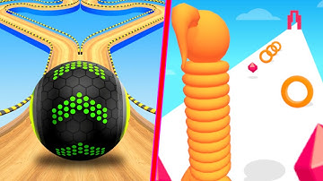 Going Balls Vs Long Neck Run All Levels Gameplay Android iOS Walkthrough 4K 68
