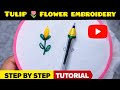 Beautiful 2 Types of tulip 🌷 Flowers in 2 Minutes | Super Easy Method // tutorial