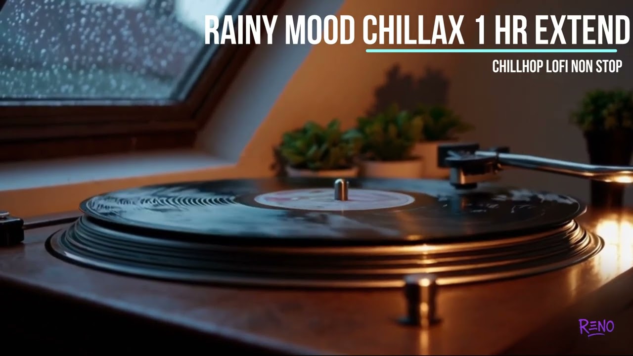 🌧 Rainy Lo-fi Chillax Beat | Raindrops On Repeat  (1 Hours of Non Stop Music) - RΞN0