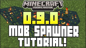 Minecraft Pocket Edition - 0.9.0 UPDATE! - HOW TO USE MOB SPAWNER! - TUTORIAL
