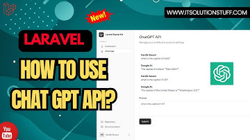 How to use ChatGPT API in Laravel?