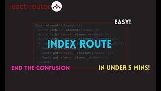 When to use Index Route in React Router