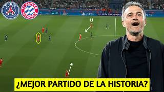 TACTICAL ANALYSIS PSG 5-4 BAYERN MUNICH CHAMPIONS | LUIS ENRIQUE VS KOMPANY