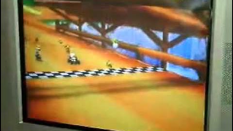 Mario kart wii using ocarina(application which uses cheats)