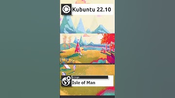 Kubuntu 22.10 Quick overview #shorts