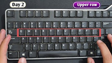 Typing Lesson 2 | Upper Row Keys Placement | Improve Your Typing Speed Fast | Keyboard King