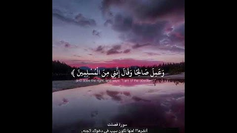 سورة فصلت آية 33