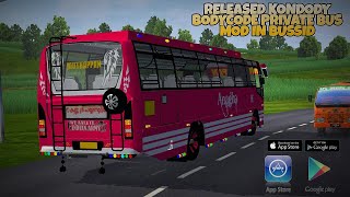 Released Kerala Kondody Bus Mod In Bus Simulator Indonesia - Bussid Bus Mod - Bussid Car Mod -Bussid