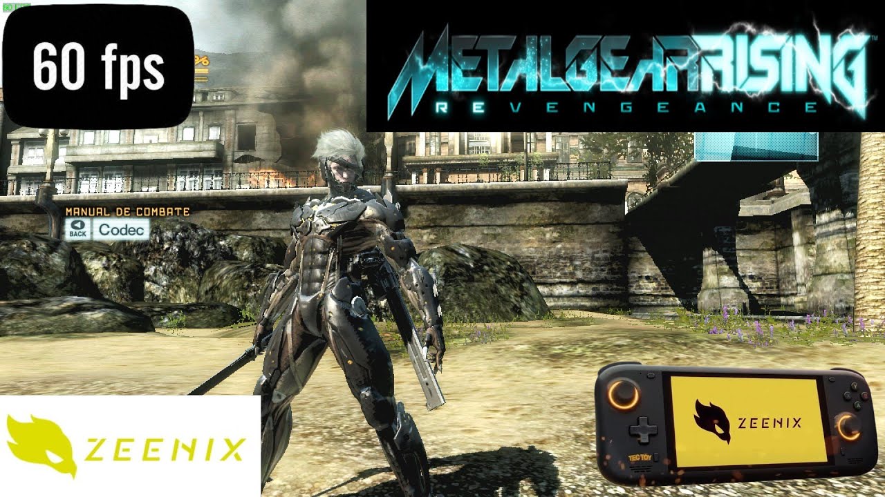 l Gear Rising: Revengeance　リトグラフ付き METAL GEAR RISING: Revengeance (720p60) Teste no Zeenix Lite - YouTube