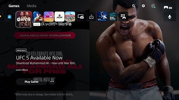 EA Sports UFC 5 - Start Up Screen + FULL Menu Walkthrough (PS5)