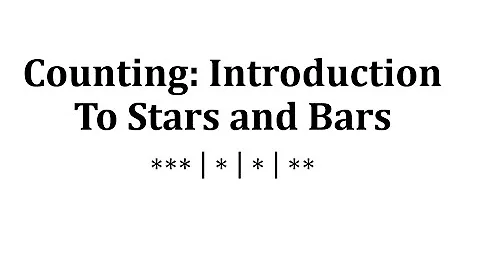 Introduction to Stars and Bars Counting Method